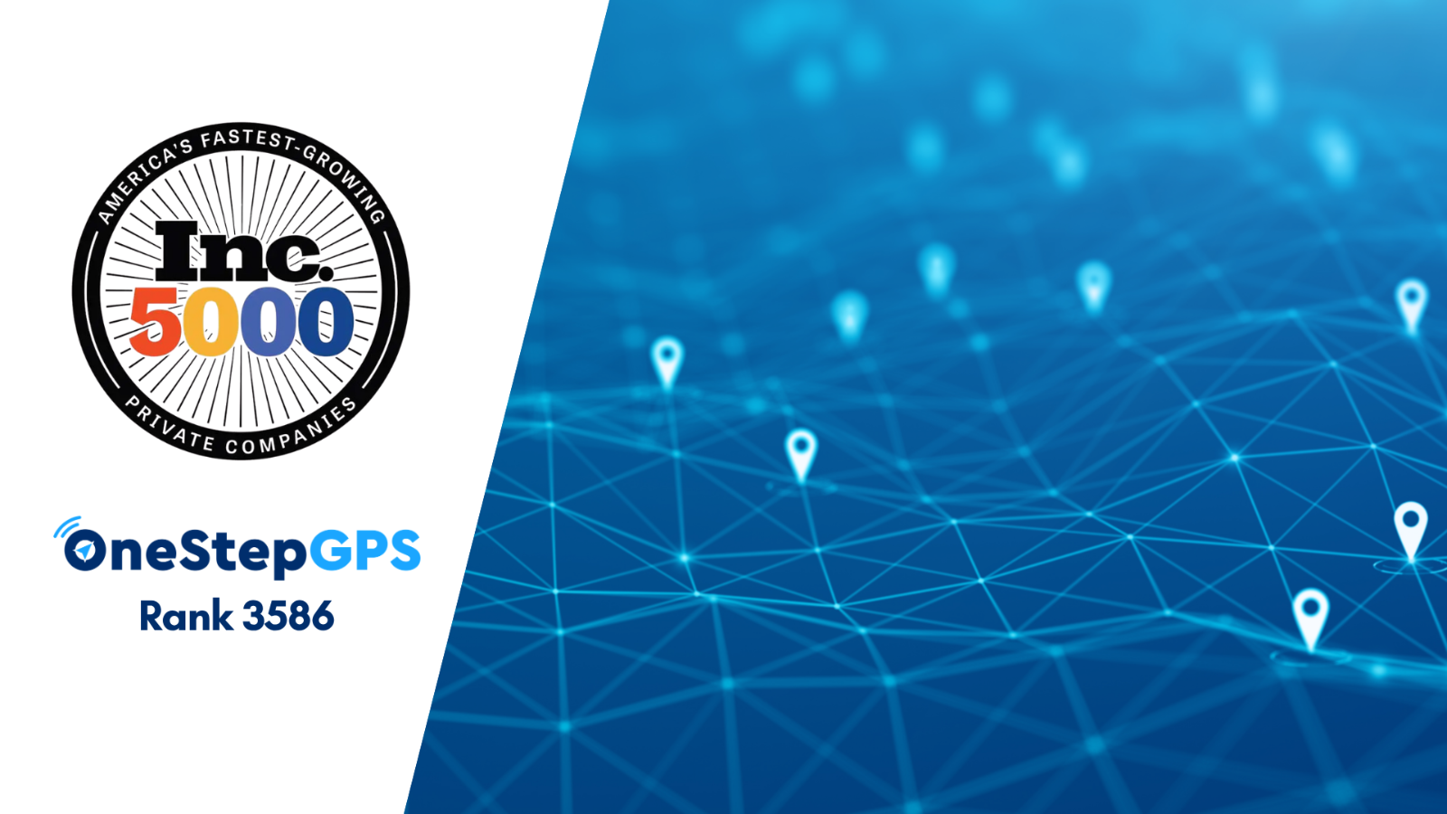 One Step GPS named to the 2026 Inc. 5000 list of the fastest-growing private companies in America