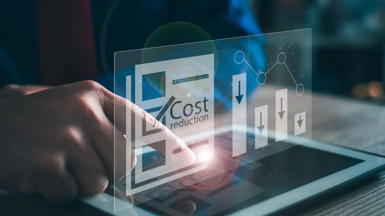 Illustration of cost reduction