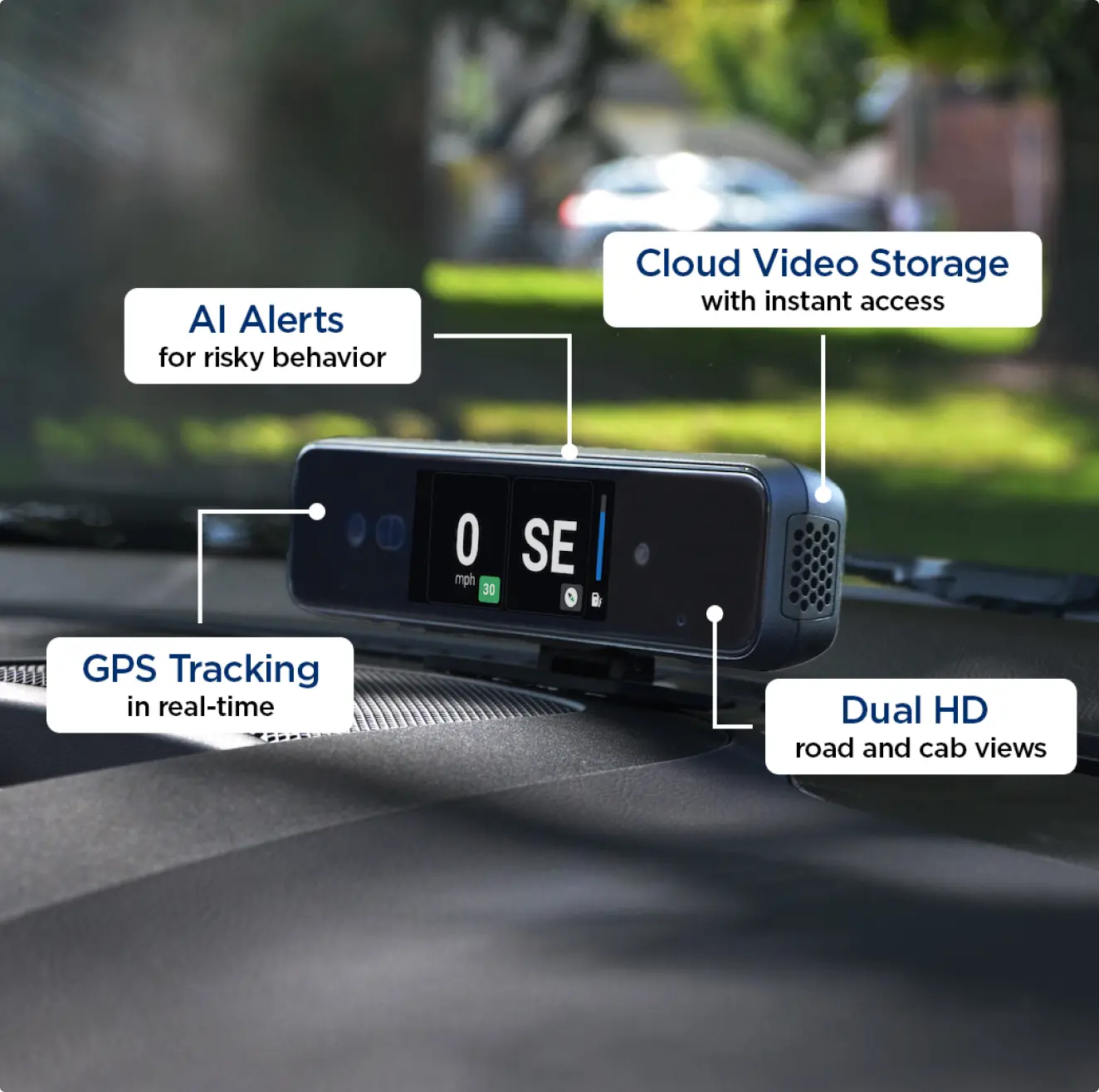 AI dash cam features