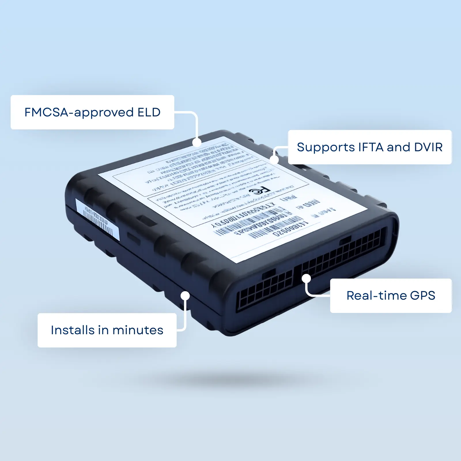 One Step GPS ELD Tracker features