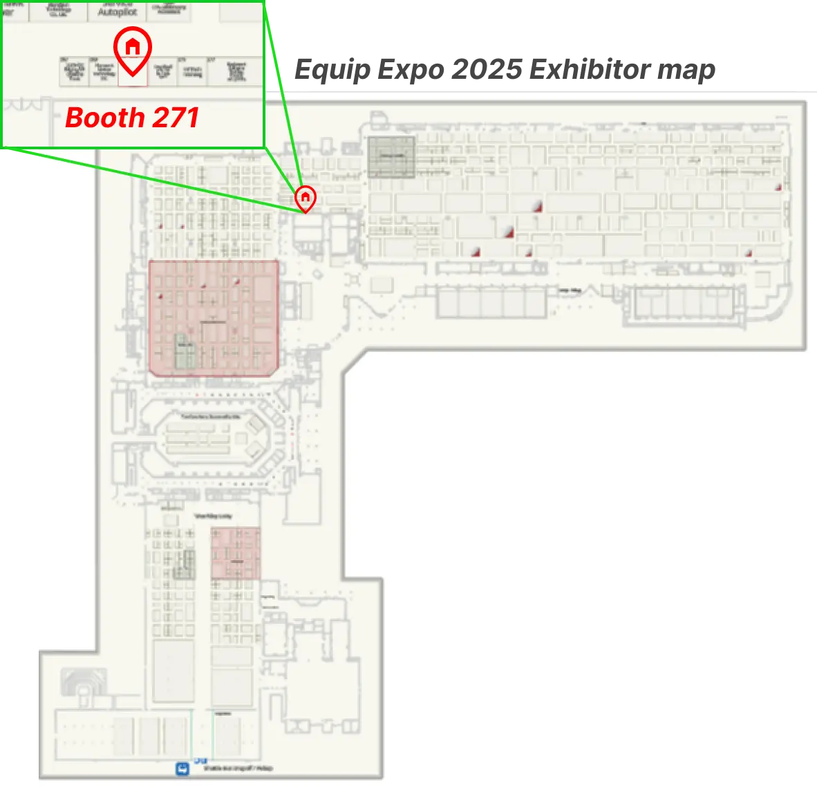 Equip Expo map
