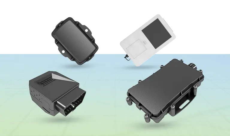 Various One Step GPS tracking devices designed for real-time vehicle monitoring and logistics management.