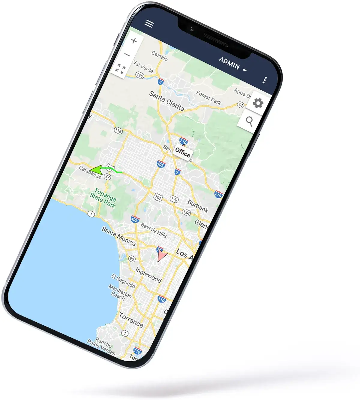 Fleet tracking for mobile device