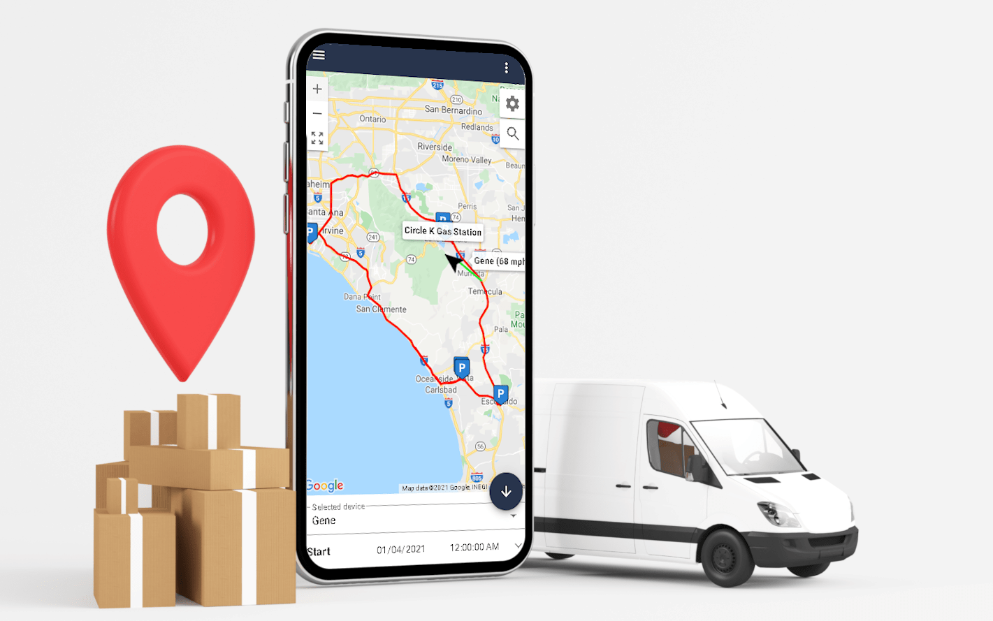 gps tracking keeping vehicle and cargo safe