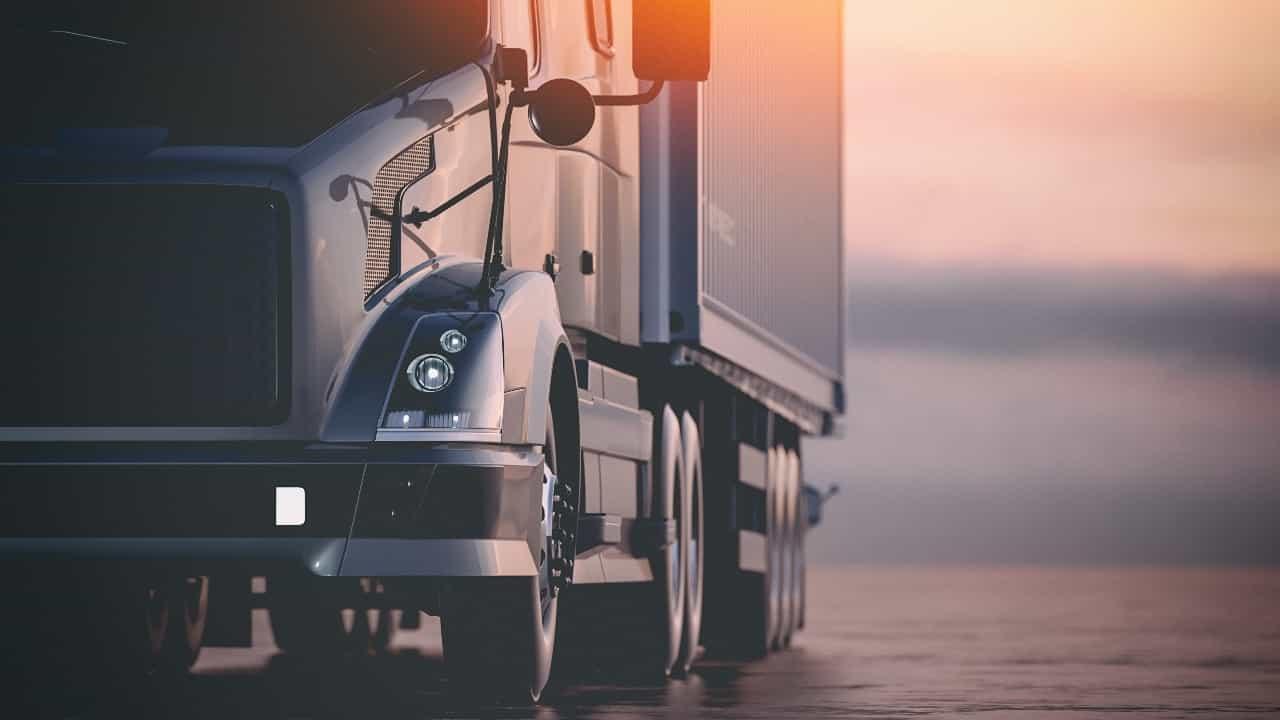 ELD device for truck on route